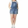 Juniors' Plus Size WallFlower Insta Stretch Tomboy Shortalls