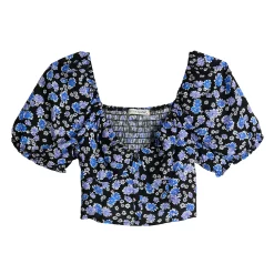 Juniors' Live To Be Spoiled Short Sleeve Bra Cup Top -Teens shop 5525661 ALT