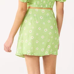 Juniors' Live To Be Spoiled Wrap Mini Skirt 7 Juniors' Live To Be Spoiled Wrap Mini Skirt -Teens shop 5525663 ALT