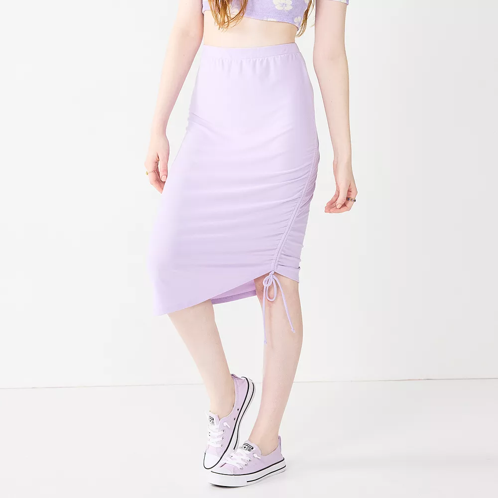 Juniors' SO® Cinched Midi Skirt 6 Juniors' SO® Cinched Midi Skirt - Image 4