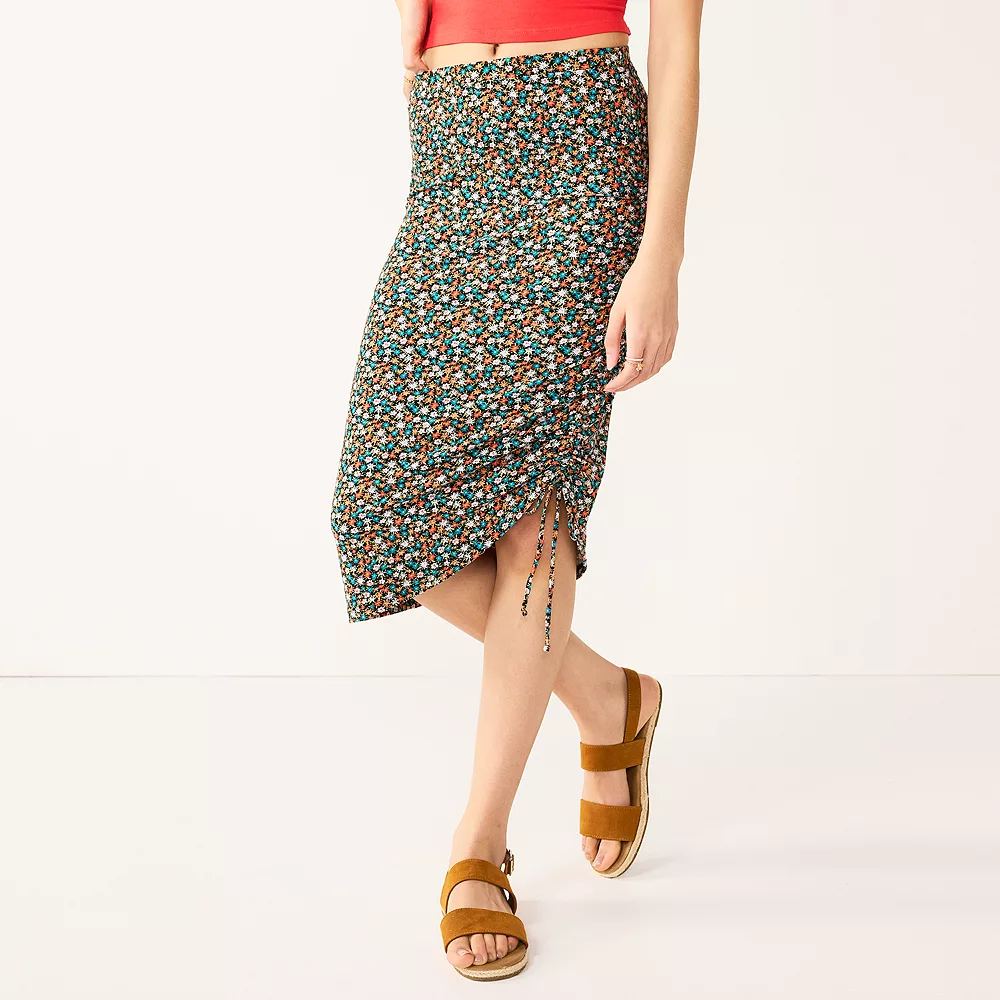 Juniors' SO® Cinched Midi Skirt 3 Juniors' SO® Cinched Midi Skirt