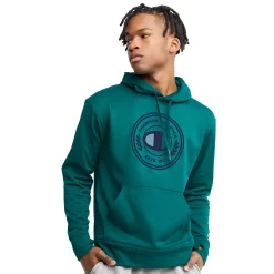 Men's Champion® Game Day Graphic Hoodie -Teens shop 5537126 Dark Emerald