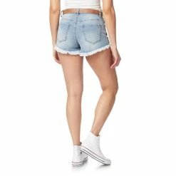 Juniors' WallFlower Fearless Curvy Insta Vintage High-Rise Belted Shorts 11 Juniors' WallFlower Fearless Curvy Insta Vintage High-Rise Belted Shorts -Teens shop 5539209 ALT