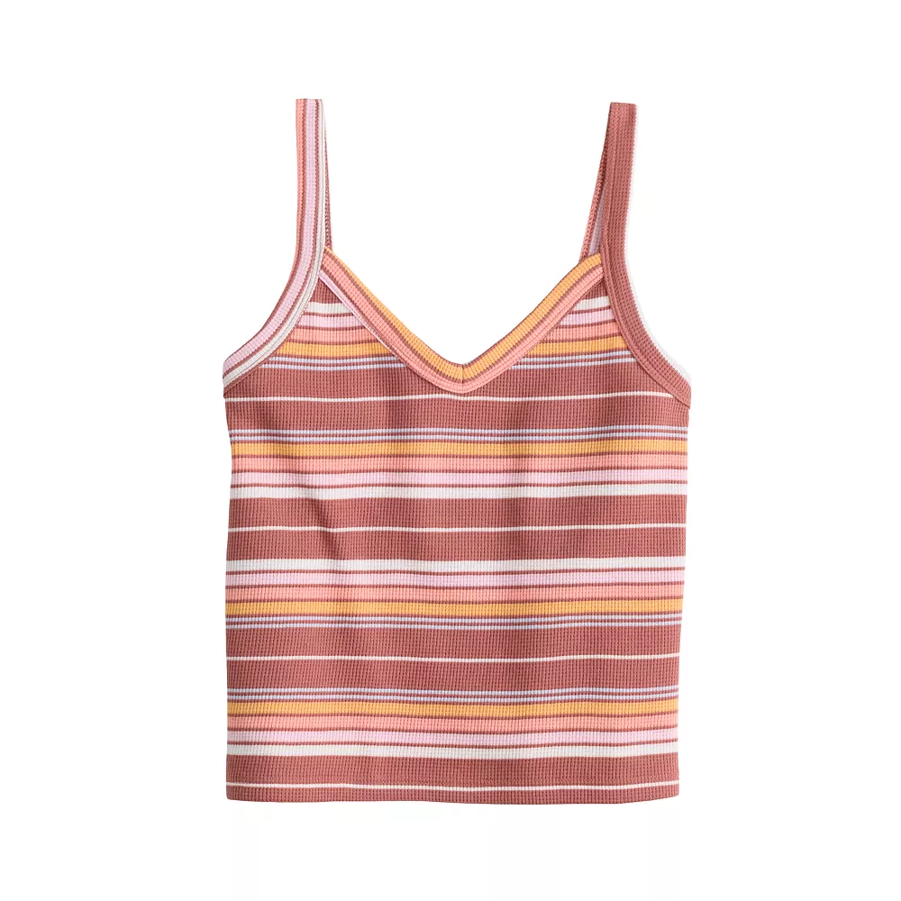 Juniors' SO® Cropped Wide Strap Cami 12 Juniors' SO® Cropped Wide Strap Cami - Image 10