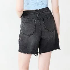 Juniors' SO® High Waisted Dad Shorts -Teens shop 5542169 ALT