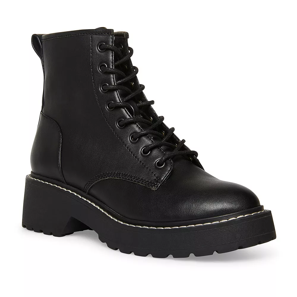 Madden girl Carra Women's Platform Combat Boots 5 Madden girl Carra Women's Platform Combat Boots - Image 3