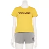 Juniors' Vans Yellow "Vans" Logo Graphic Tee -Teens shop 5549305