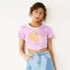 Juniors' SO® Cropped Yin-Yang Back Cut-Out Tee -Teens shop 5555589