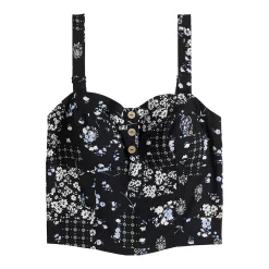 Juniors' WallFlower Padded Cup Cropped Tank -Teens shop 5556925 ALT5