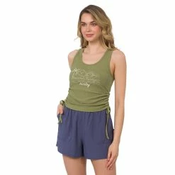 Juniors' Hurley Drawstring Beach "Hurley" Logo Tank -Teens shop 5559526 ALT2