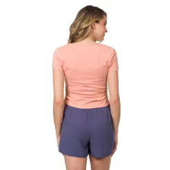 Juniors' Hurley Drawstring Wave "Hurley" Logo Tee -Teens shop 5559535 ALT