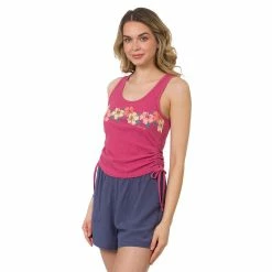 Juniors' Hurley Flower Chain Logo Drawstring Tank -Teens shop 5559652 ALT2