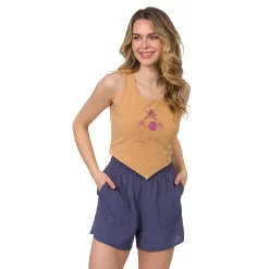 Juniors' Hurley Beach Scene Bandana Graphic Tank