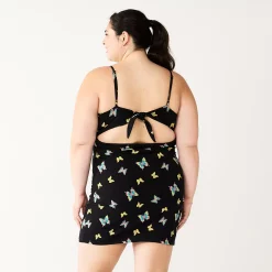 Juniors' Plus Size SO® Back-Tie Bodycon Mini Dress 7 Juniors' Plus Size SO® Back-Tie Bodycon Mini Dress -Teens shop 5562621 ALT