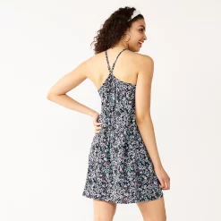 Juniors' SO® Halter Neck Swing Mini Dress 7 Juniors' SO® Halter Neck Swing Mini Dress -Teens shop 5571030 ALT