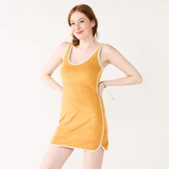 Juniors' SO® Solid Terry Mini Dress 11 Juniors' SO® Solid Terry Mini Dress -Teens shop 5571260 Orange Smoothie
