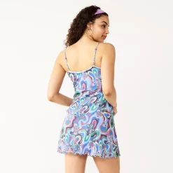 Juniors' SO® Ruffled Print Fit & Flare Mini Dress -Teens shop 5571674 ALT