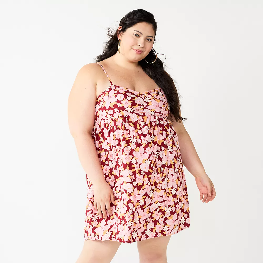 Juniors' SO® Cinched Front Babydoll Mini Dress 4 Juniors' SO® Cinched Front Babydoll Mini Dress - Image 2