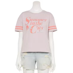 Juniors' "Summer in the City" Graphic Tee
