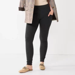 Juniors' SO® High-Rise Ponte Leggings -Teens shop 5583885 Grey Side Pocket