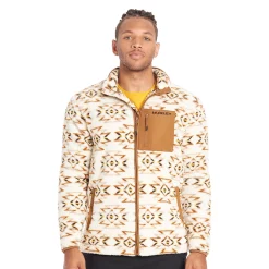 Men's Hurley Printed Sherpa Jacket