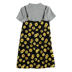 Girls 6-20 SO® Slip Dress & Tee Set in Regluar & Plus Size -Teens shop 5593564 ALT