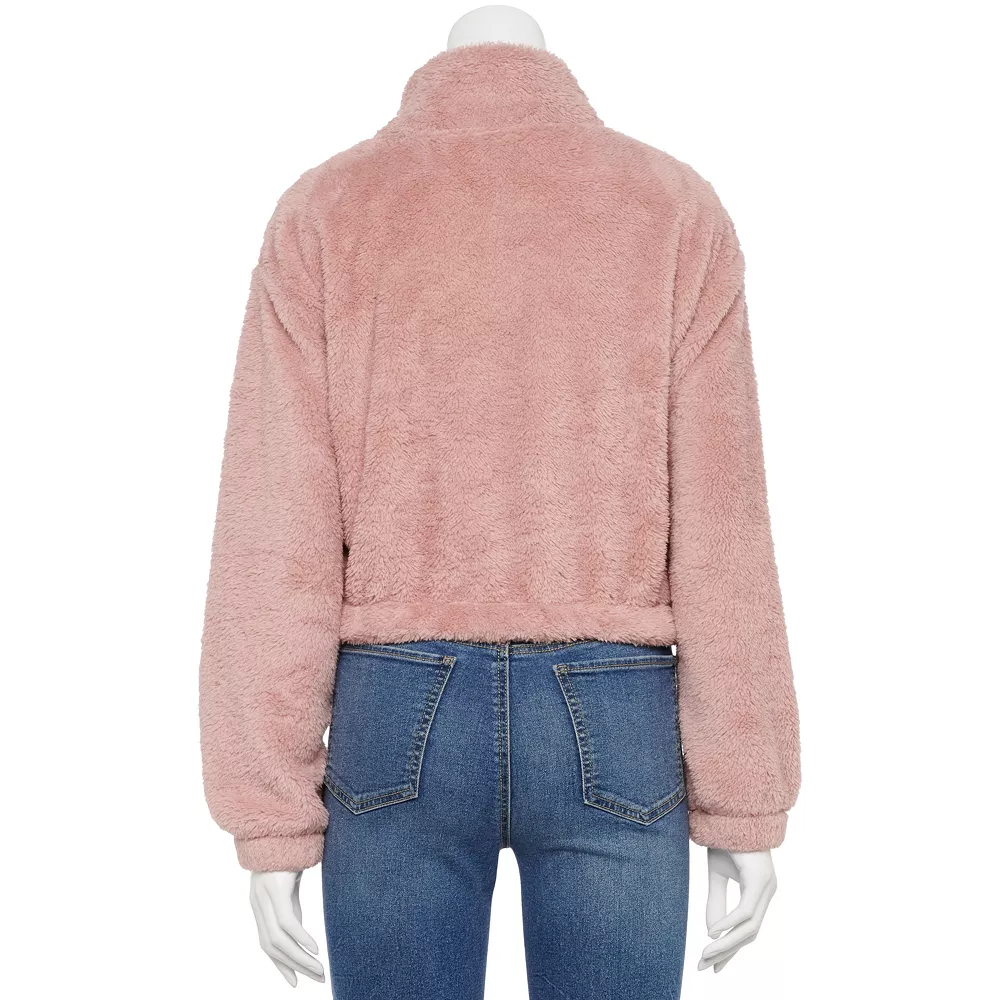 Juniors' SO® Sherpa Quarter-Zip Pullover 13 Juniors' SO® Sherpa Quarter-Zip Pullover - Image 11