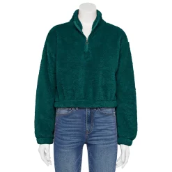 Juniors' SO® Sherpa Quarter-Zip Pullover 18 Juniors' SO® Sherpa Quarter-Zip Pullover -Teens shop 5609880 Beaufort Blue