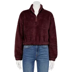 Juniors' SO® Sherpa Quarter-Zip Pullover 20 Juniors' SO® Sherpa Quarter-Zip Pullover -Teens shop 5609880 Magma