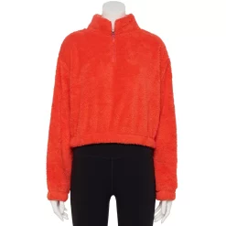 Juniors' SO® Sherpa Quarter-Zip Pullover