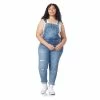 Juniors' Plus Size WallFlower Insta Stretch Tomboy Mid-Rise Overalls -Teens shop 5610037 Bexley