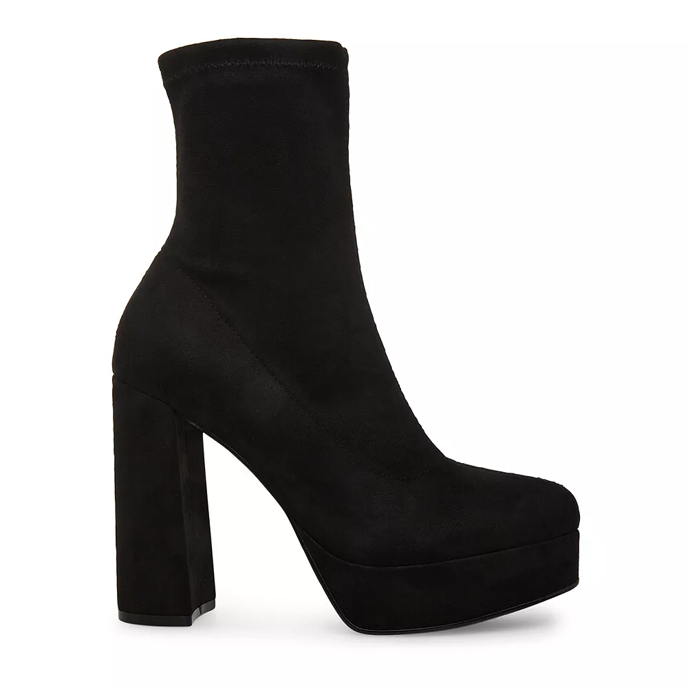 Madden girl Orchid Black Women's Block Heel Dress Boots 4 Madden girl Orchid Black Women's Block Heel Dress Boots - Image 2