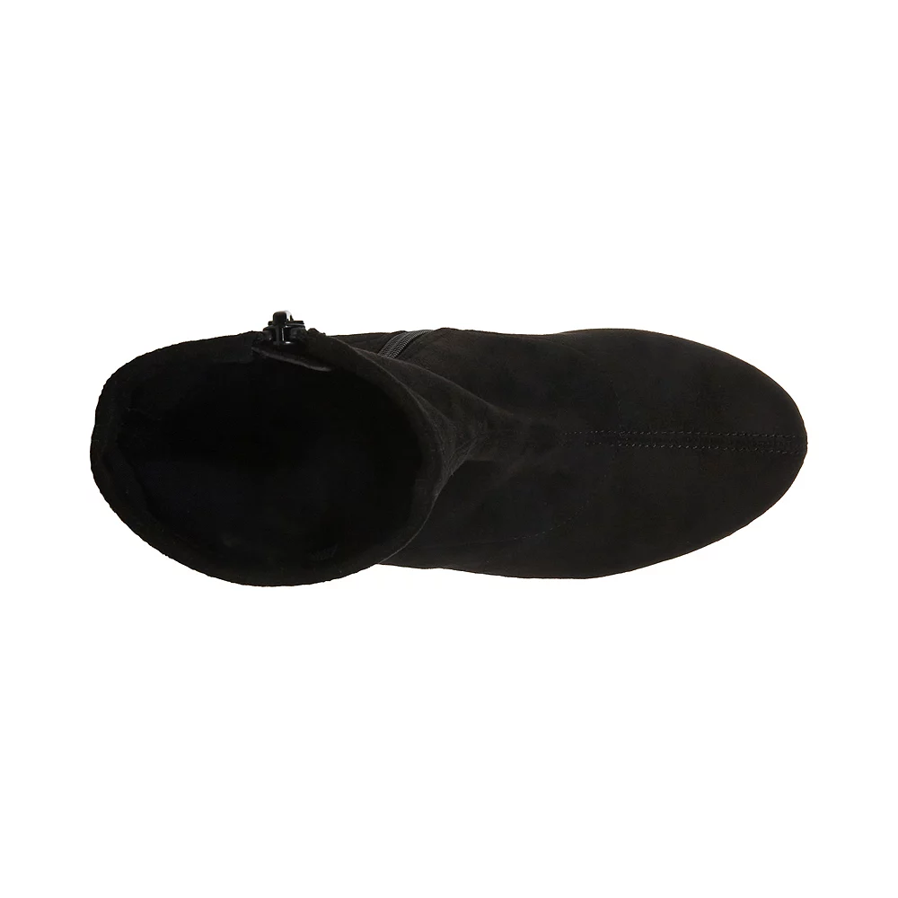 Madden girl Orchid Black Women's Block Heel Dress Boots 6 Madden girl Orchid Black Women's Block Heel Dress Boots - Image 4