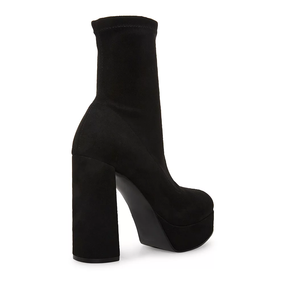 Madden girl Orchid Black Women's Block Heel Dress Boots 8 Madden girl Orchid Black Women's Block Heel Dress Boots - Image 6