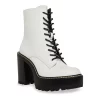 Madden girl Karma Women's Block Heel Combat Boots 2 Madden girl Karma Women's Block Heel Combat Boots -Teens shop 5613998 White