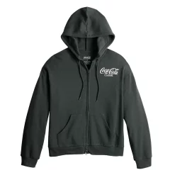 Juniors' Coca Cola Logo Zip-Up Hoodie -Teens shop 5614764 ALT5