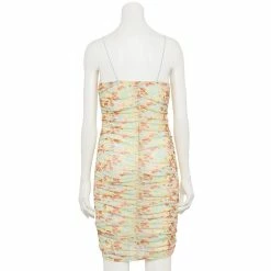 Juniors' Almost Famous Ruched Tie-Hem Print Dress 8 Juniors' Almost Famous Ruched Tie-Hem Print Dress -Teens shop 5627137 ALT