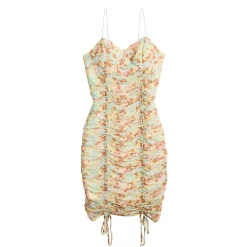 Juniors' Almost Famous Ruched Tie-Hem Print Dress 9 Juniors' Almost Famous Ruched Tie-Hem Print Dress -Teens shop 5627137 ALT5