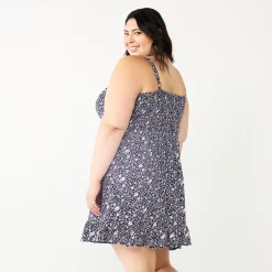 Juniors' Plus Size WallFlower Padded Cup Sweetheart Dress -Teens shop 5634587 ALT