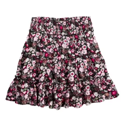Girls 6-16 & Plus SO® Layered Flirty Skirt -Teens shop 5640568 Purple Floral