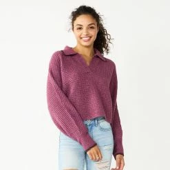 Juniors' SO® Polo Pullover Sweater -Teens shop 5653489 Waylan Berry