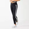 Juniors' SO® High-Rise Crossover Sporty Leggings -Teens shop 5662893 Black Side Stripe