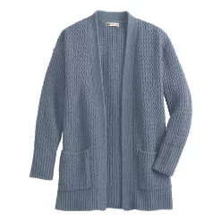 Juniors SO Open Stitch Chenille Cardigan -Teens shop 5665445 ALT5