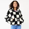 Juniors' SO® Sherpa Full Zip Jacket -Teens shop 5679058 Icon Check