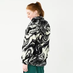 Juniors' SO® Quarter Zip Sherpa Jacket -Teens shop 5686355 ALT