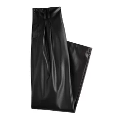 Juniors' SO® Faux-Leather Wide Leg Pants -Teens shop 5696067 ALT5