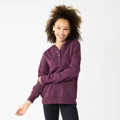 Juniors' SO® 1/4 Snap Hoodie -Teens shop 5698035 Magma