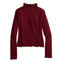 Juniors' SO® Cozy Mockneck Top -Teens shop 5703731 ALT5