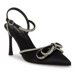 Madden girl Dreamy Women's Heels -Teens shop 5731051 Black Satin