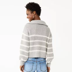 Juniors' SO® Quarter Zip Sweater -Teens shop 5737299 ALT